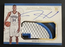 2015-16 Panini National Treasures Rookie 16/99 Josh Huestis #140 Patch Auto RC