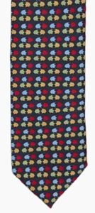 LEE ALLISON Silk Tie New With Tags Blue w/colorful fish--Shedd Aquarium Chicago - Picture 1 of 7