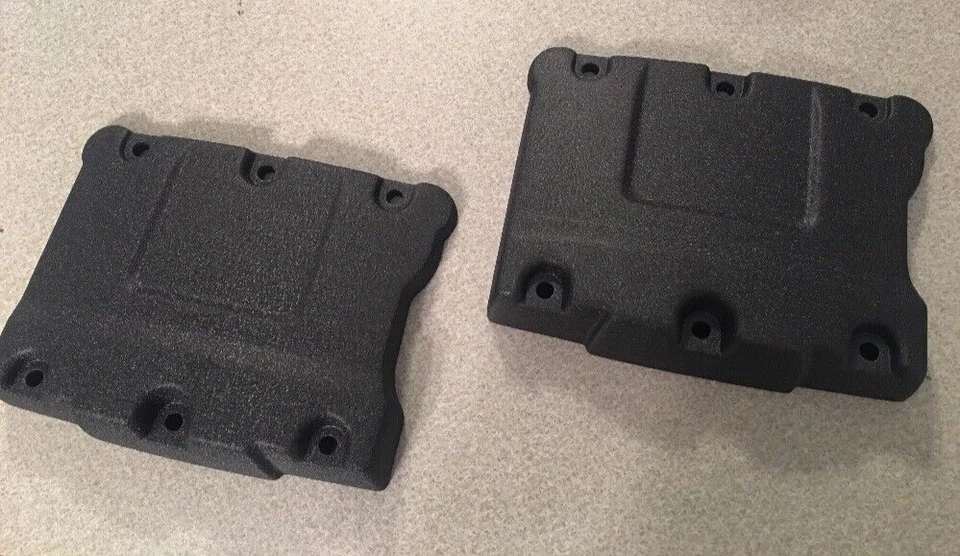 99-16 Harley Davidson Doble Cámara Balancín Caja Cubiertas 17571-99 Negro Arruga Foto 1 de 4