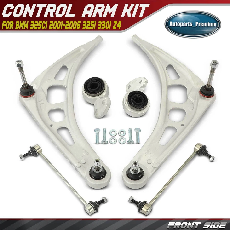 Brazo de control delantero y brazo de control buje barra estabilizadora 6 piezas para BMW 325CI 325I Z4 Foto 1 de 4
