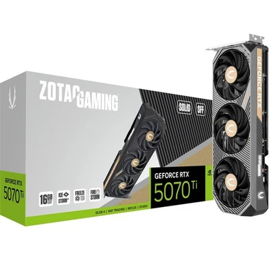 Grafikkarte ZOTAC GAMING GeForce RTX 5070 Ti SOLID SFF - 16GB GDDR7, HDMI, 3x DP