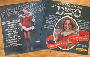 Mistletoe Disco Band 2 LP Christmas Record Lot - Picture 1 of 14