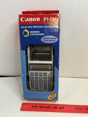 Canon P1-DHII Calculator Adapter Included 12 Digits Tax Function - Image 1 of 4