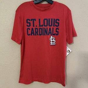 T-shirt St. Louis Cardinals ragazzo XL (14/16) MLB baseball nuova con etichetta rossa originale - Foto 1 di 5
