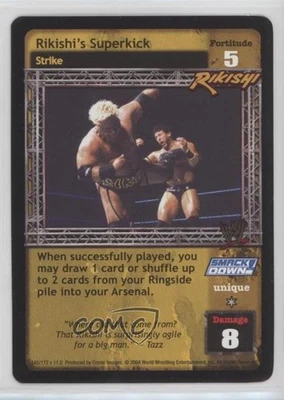 2004 WWE Raw Deal Trading Card Game Expansion 11: Divas Overload Rikishi - Image 1 of 2