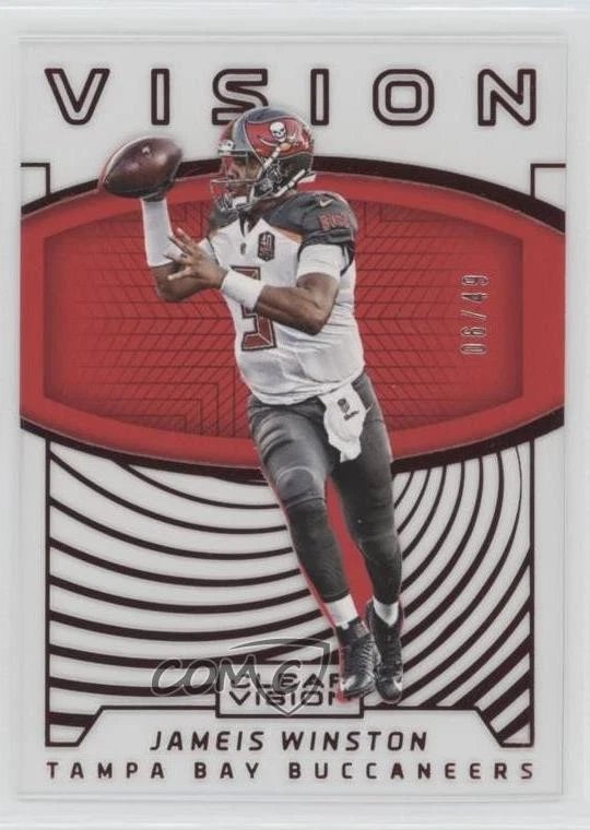 2016 Panini Clear Vision Vision Red /49 Jameis Winston #9 - Image 1 of 2