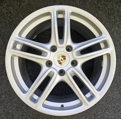 Llanta plateada de 19" x 9" para Porsche Panamera Turbo 2010-2013 OEM de fábrica  Foto 1 de 4