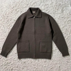 Margaret Howell Knit Jacket Size L Brown - Picture 1 of 19