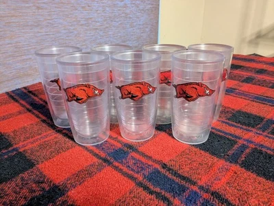 Vaso transparente Arkansas Razorbacks 16 oz Foto 1 de 3