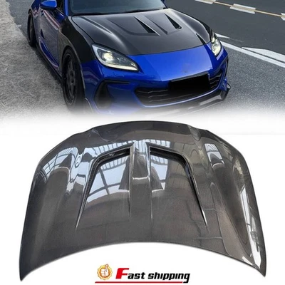 Cubierta del capó delantero de fibra de carbono para Subaru BRZ 2022+ ZN8 ZD8 GR86 VAS Style Foto 1 de 4