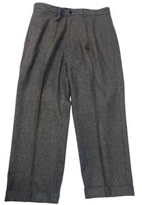 Nautica Rigger Herrenhose 36 x 32 klassische Passform Wolle elegante Hosen Bündchen Plissee - Bild 1 von 4