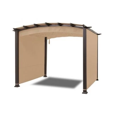 Garden Winds Replacement Canopy & Side Awning Millbay Pergola LCM1559 RS-Beige - Image 1 of 4