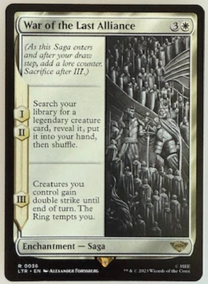 War of the Last Alliance Universes Beyond: the Lord of the Rings: Tales of... NM - Image 1 of 2