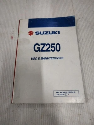 Suzuki GZ 250 MARAUDER libretto Uso E Manutenzione ORIGINALE . - Immagine 1 di 3
