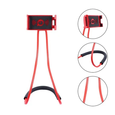  Porta Telefono Da Collo Supporto Per Appeso Al Cellulare Con Morsetto - Immagine 1 di 4