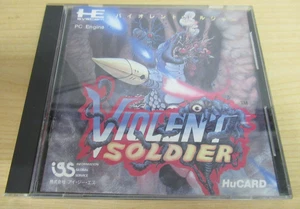 Violent Soldier PC-Engine HuCARD AI-02005 PC Engine PCEWORKS PCE WORKS NUEVO - Imagen 1 de 6