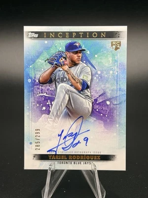 Yariel Rodriguez 2024 Topps Inception RC Auto Emerging Star Blue Jays /299 - Image 1 of 2