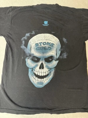 Vintage Stone Cold Steve Austin LG T Shirt Austin 3.16 Smoking Skull WWF WWE  - Image 1 of 4