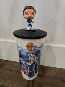 Marvel Fantastic Four 2025 Theater Cup 44oz w/ Lid & Topper IN HAND NEW - Picture 1 of 3