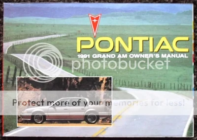Manual del propietario de automóviles Pontiac Grand Am EE. UU. 1991 #10152400 A Foto 1 de 3