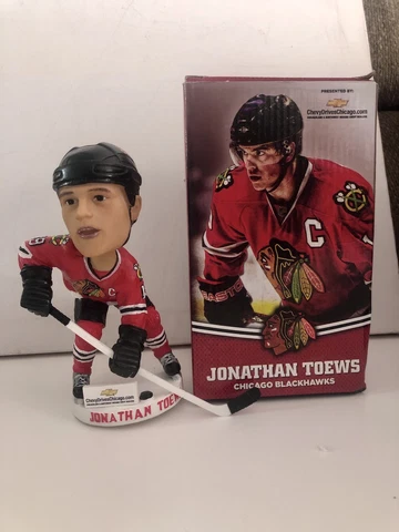 Jonathan Toews Chicago Blackhawks Bobblehead Giveaway By Chevy In Box Cover