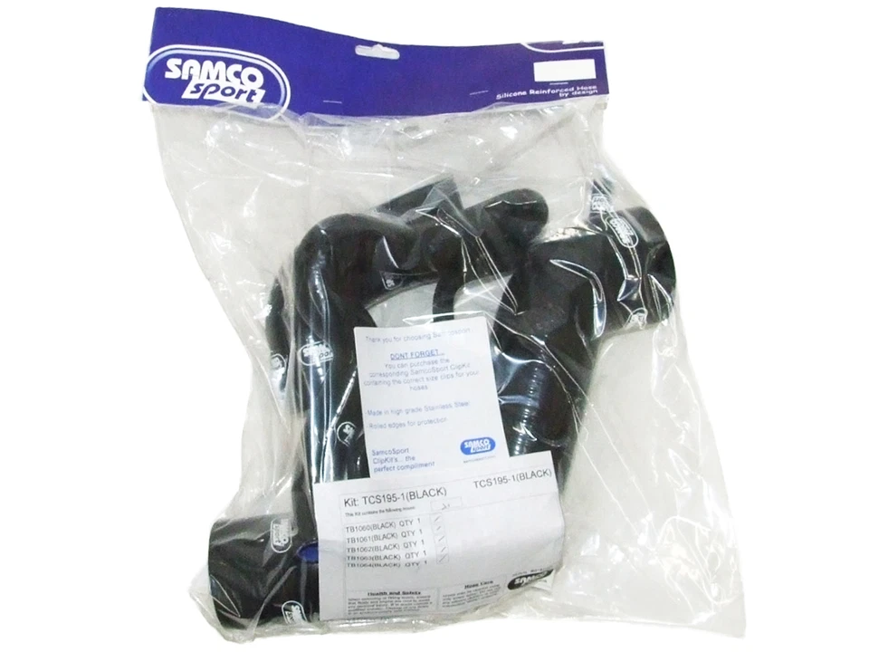 Samco Silicone Turbo Intercooler Hoses for 00-01 VW Golf GTI 1.8T Black - Image 1 of 1