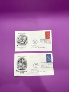World Stamp Show 2016 FDC First Day Issue Envelopes / Set of 2 - Picture 1 of 3
