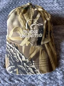 DUCKS UNLIMITED - Camouflage Hat Adjustable Cap - Picture 1 of 4