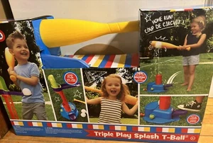 Little Tikes Outdoor Triple Play Splash T-Ball Game Set New NIB - Picture 1 of 3