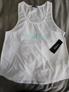 Bebe Sport Performance Logo Tank Top Shirt Size L New With Tags A-3 - Picture 1 of 6