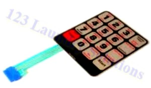 (NEU) Waschmaschine AUFKLEBER TASTATUR WE6 UW/UF PKG für UNIMAC F230724P - Bild 1 von 1