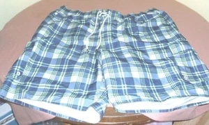 Traje de baño The Foundry Supply Co cargo/surf pantalones cortos azul verde a cuadros 3XL 46-48 - Imagen 1 de 4