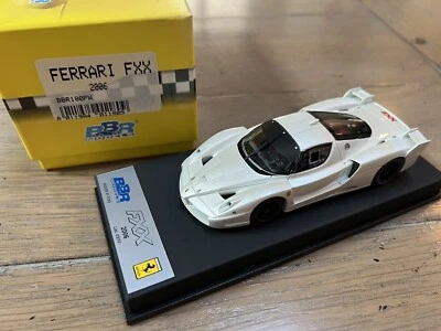 BBR #03/10 1/43 FERRARI ENZO / FXX Pearl White color leather base DELUXE - Photo 1/4