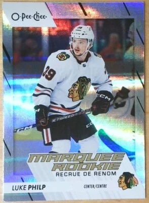 Luke Philp 2023-24 O Pee Chee #550 Marquee Rookie Rainbow Parallel 160/350 - Image 1 of 2