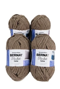Manta Bernat Champiñón Marrón Hilo Extra 4 Madejas 388 Yardas - Imagen 1 de 4