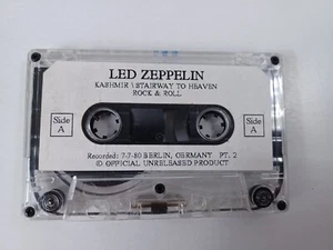 Led Zeppelin 6-21-80 Live at Rotterdam Holland Cassette Tape Rare - Picture 1 of 4