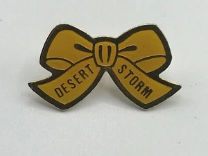 Pin de solapa de cinta amarilla Desert Storm A4 - Imagen 1 de 5