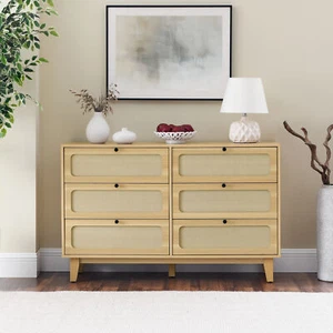Drawer Bedroom Dresser Wooden Antique Dresser TV cabinet bedroom living room - Picture 1 of 13