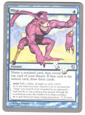 Magic_the_gathering Unhinged Mise #38 2004,MTG,LP Uncommon - Image 1 of 2