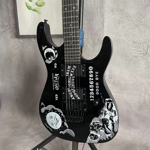 6 String Kirk Hammett Ouija Electric Guitar Solid Body Active Pickup Fast Ship - Picture 1 of 7