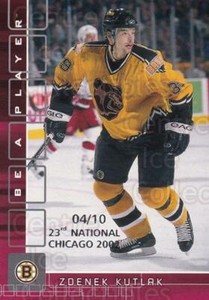 2001-02 BAP Memorabilia National Chicago Ruby #344 Zdenek Kutlak
