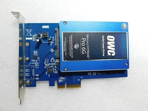 OWC Accelsior S PCIe Adapter W/250GB SSD SATA 6G Card For MAC PRO - Picture 1 of 3