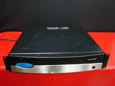 CROWN CTS 4200 FOUR CHANNEL POWER AMPLIFIER FOR PARTS READ DESCRIPTION - Image 1 of 4