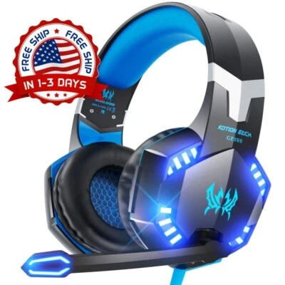 Audifonos Gaming Cascos Gamer Auriculares Gaming Para PC Xbox One 360 PS4 PS5 - Image 1 of 4