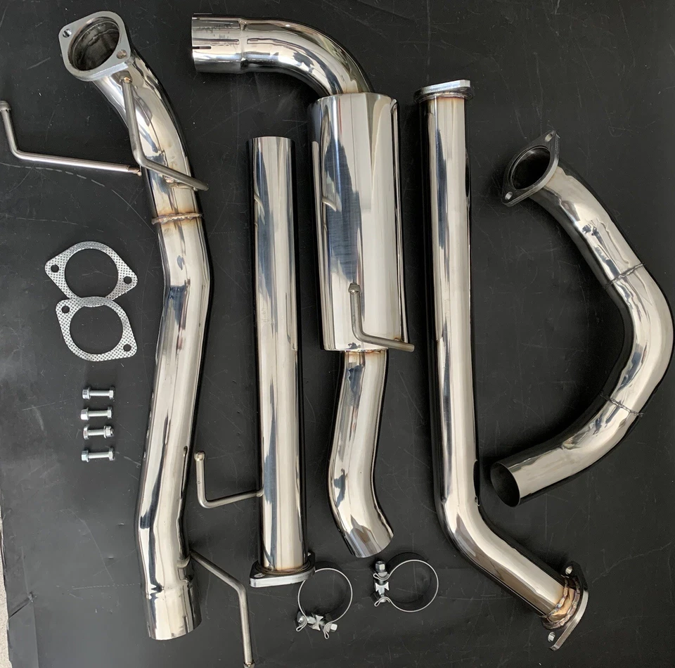 3" Stainless Steel Exhaust System DPF back for Toyota Prado 150 1GD 2.8L 2015+ - Image 1 of 1