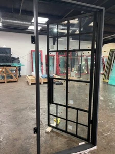 Wrought Iron Single Entry Door | 42" x 96" | 4' x 8' - Picture 1 of 2