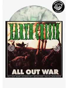 Earth Crisis All Out War Firestorm Green & Grey Starburst Vinyl LTD ED /100 New - Picture 1 of 1
