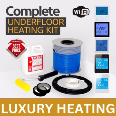 Electric underfloor undertile heating loose cable kit - All Sizes Listing  - Image 1 of 4