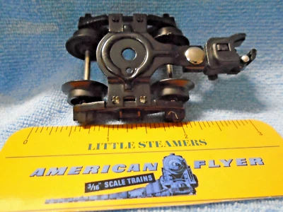 AMERICAN FLYER  NEW FREIGHT CAR TRUCK W/ LTI KC LG HOLE NEW/OLD STOCK BLACK 914 - Image 1 of 2