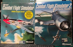 Microsoft Combat Flight Simulator WWII Europe + Simulator 2 WWII Pacific Theater - Bild 1 von 16